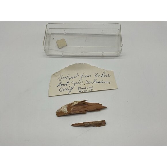 1960 Rose Bowl  Pieces Of Goal Post Torn Down By The Washington Husky Fans - Picture 5 of 11